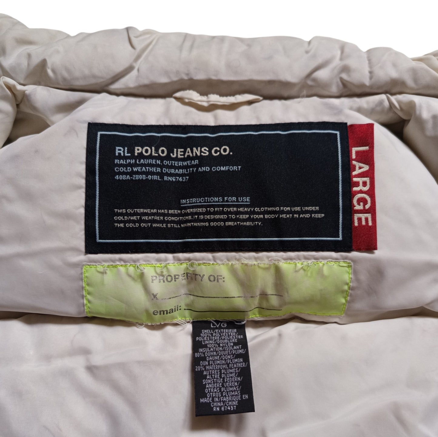 Ralph Lauren Puffer weste
